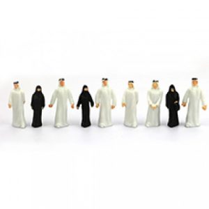 1/100 Ölçekli Arap insan figürü H:1,8cm