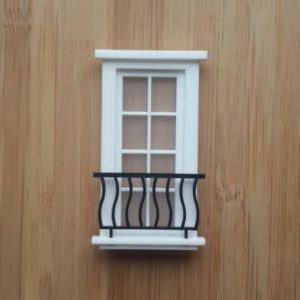 Fransız Pencere  Plastik 1/50 Ölçek  27x54mm