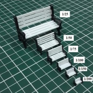 1/75 ölçek plastik bank