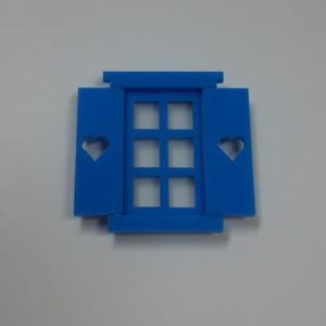 1/50 ölçek kepenkli pencere 38mmx37mm
